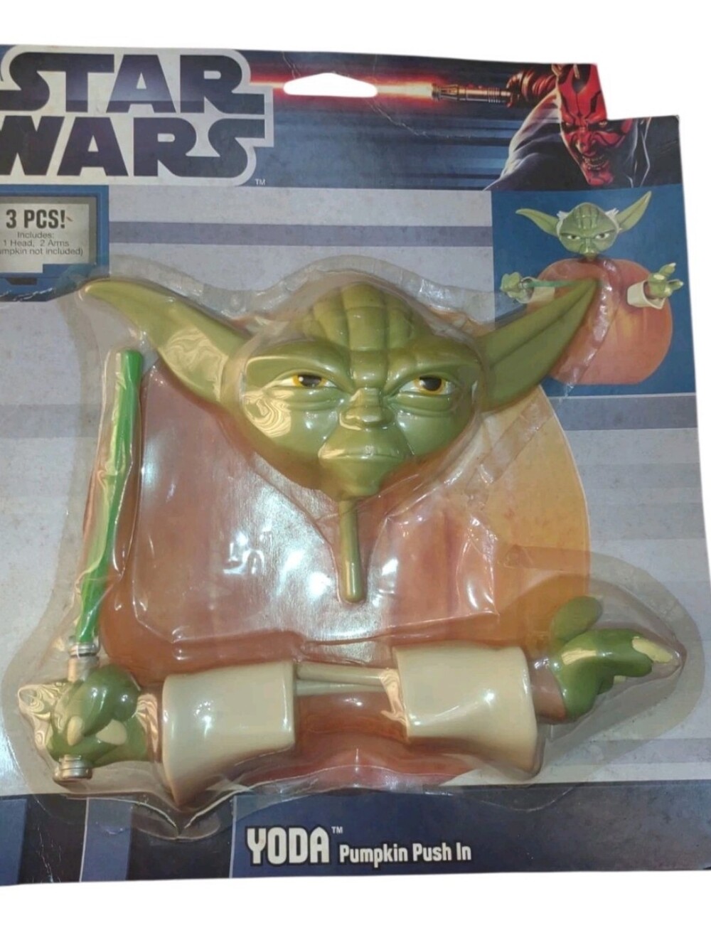 Star Wars Yoda Pumpkin Push-In Kit - Halloween Pumpkin